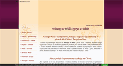 Desktop Screenshot of noclegiwisla.com